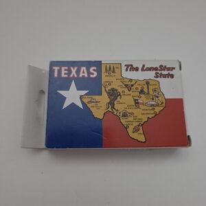Texas The Lone Star State - Souvenir Playing Cards  Open But Never Used